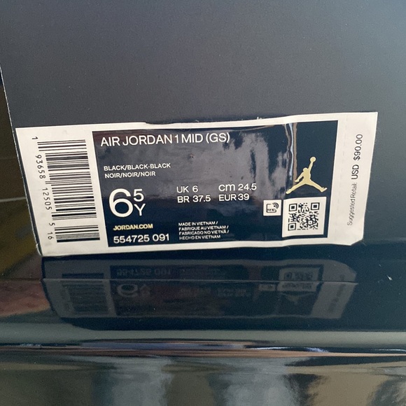 Air Jordan 1 Mid GS - Picture 6 of 6